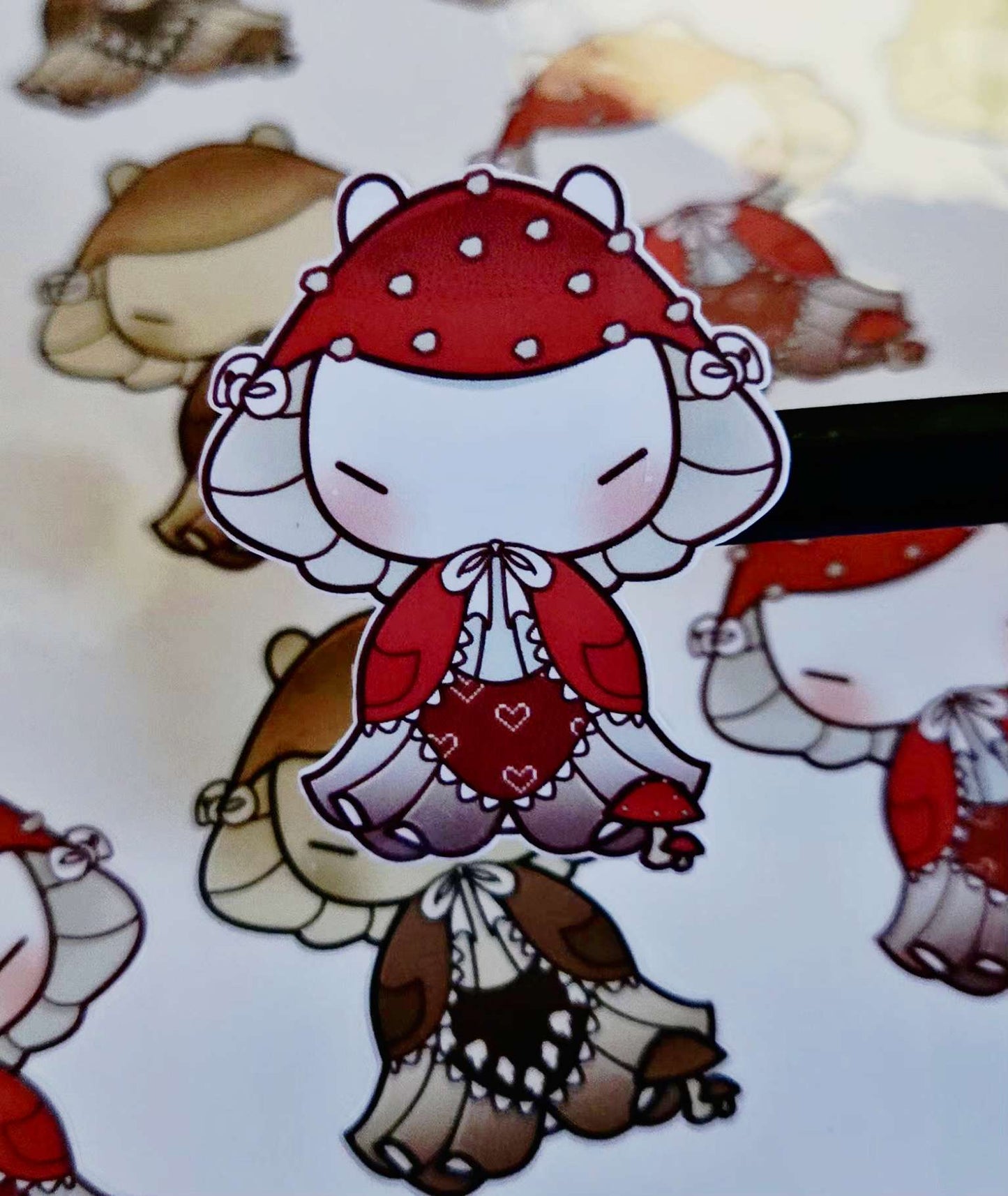 Mushroom Bunny Sticker