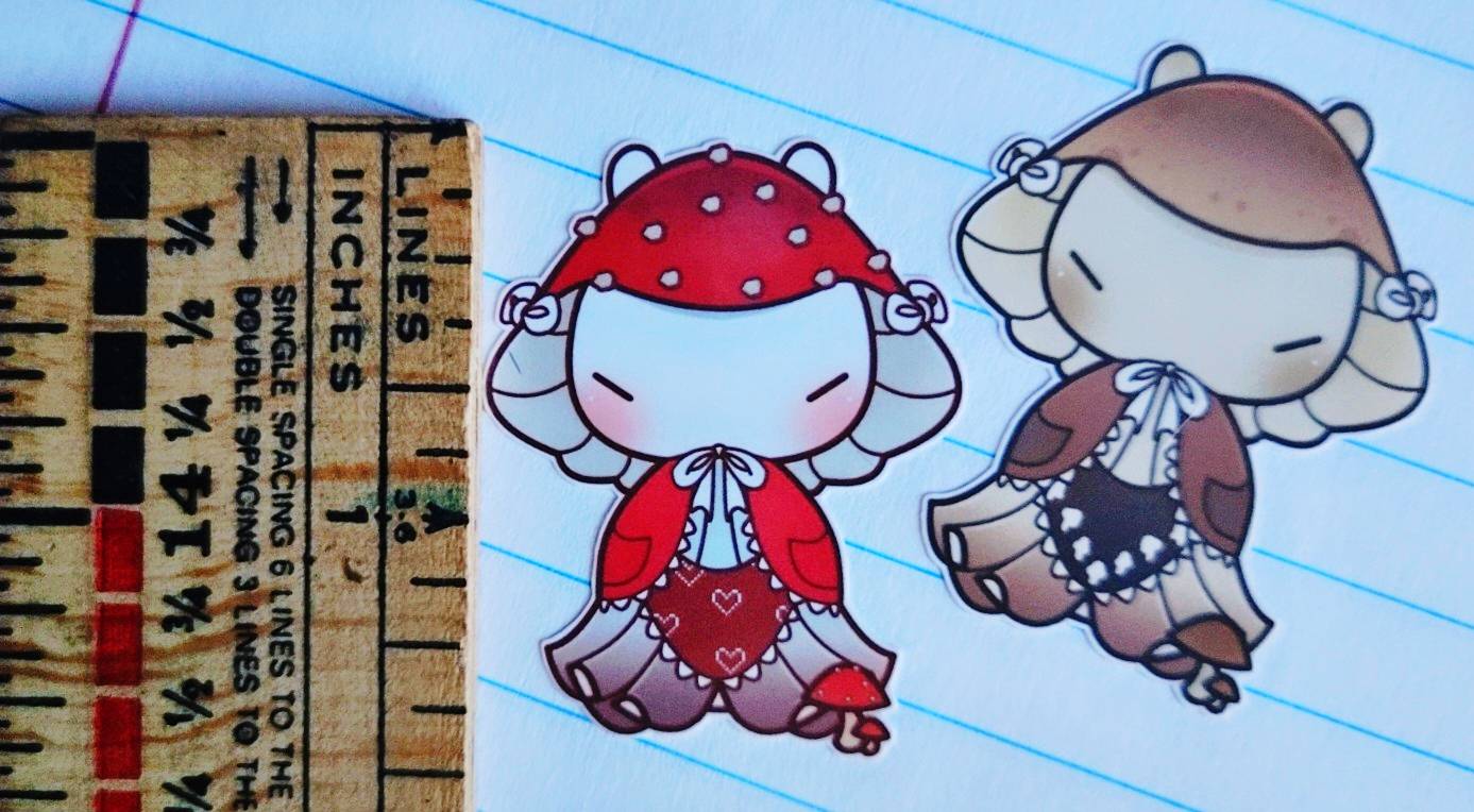 Mushroom Bunny Sticker